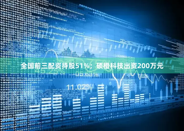 全国前三配资持股51%；硕橙科技出资200万元
